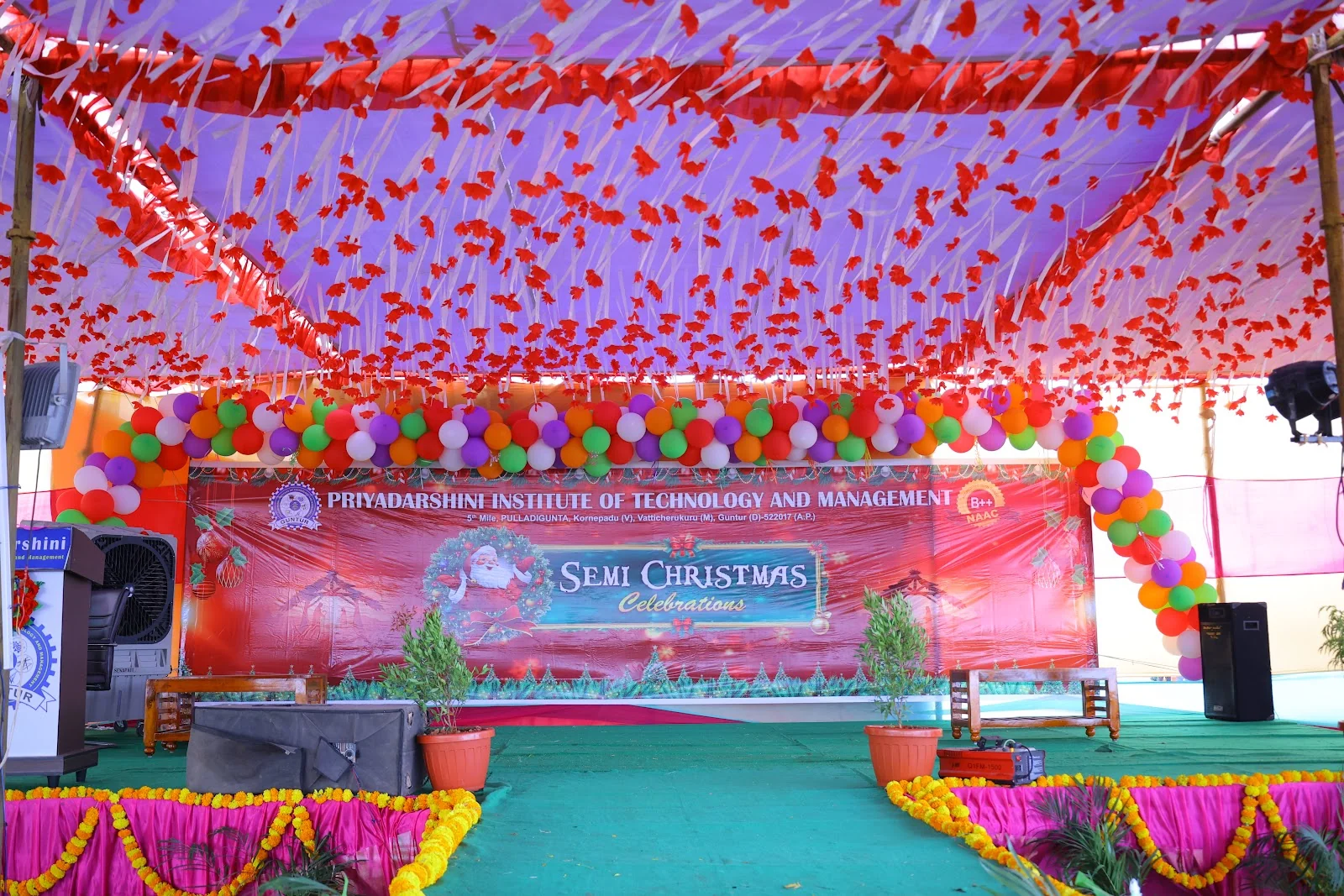 Semi Christmas at Priyadarshini Institute of Technology and Management