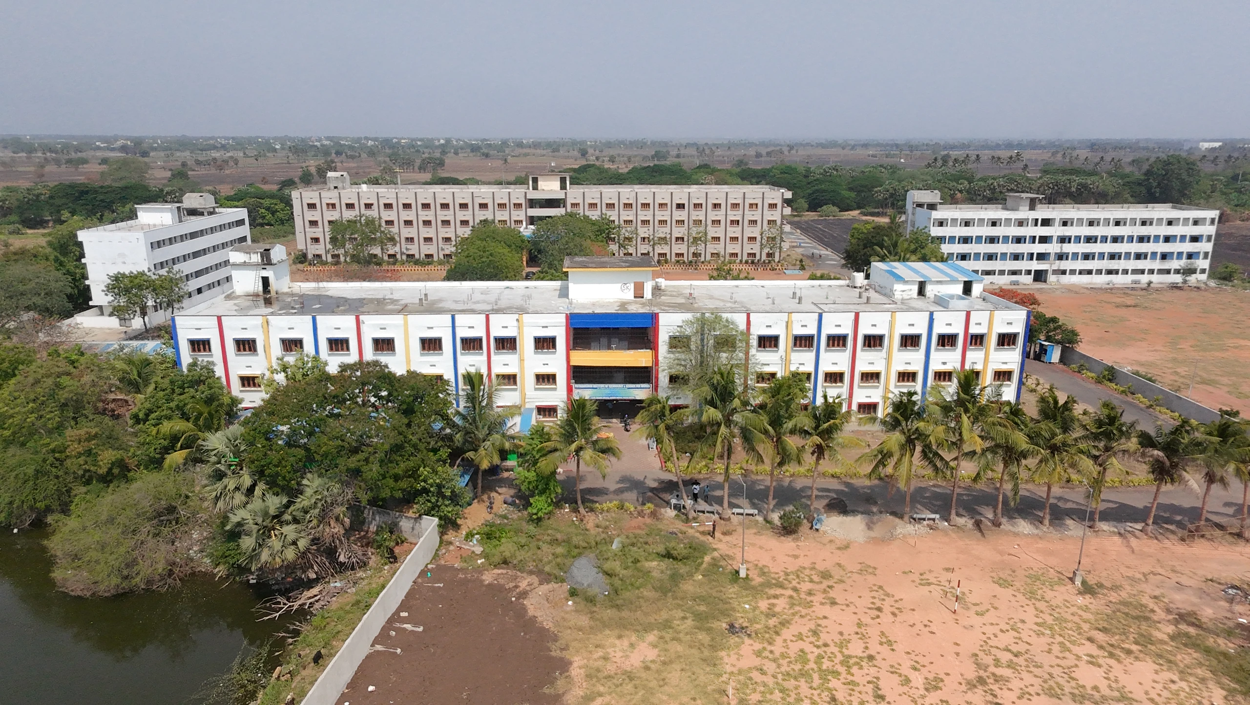 Aerial view of Priyadarshini campus